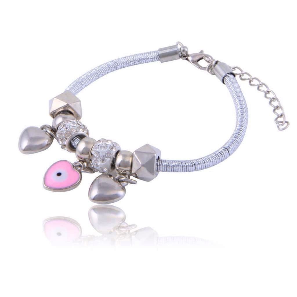 Elegant Rose Pink Ladies Bracelet | Captivating Women's Jewelry for Gifts & Fashion