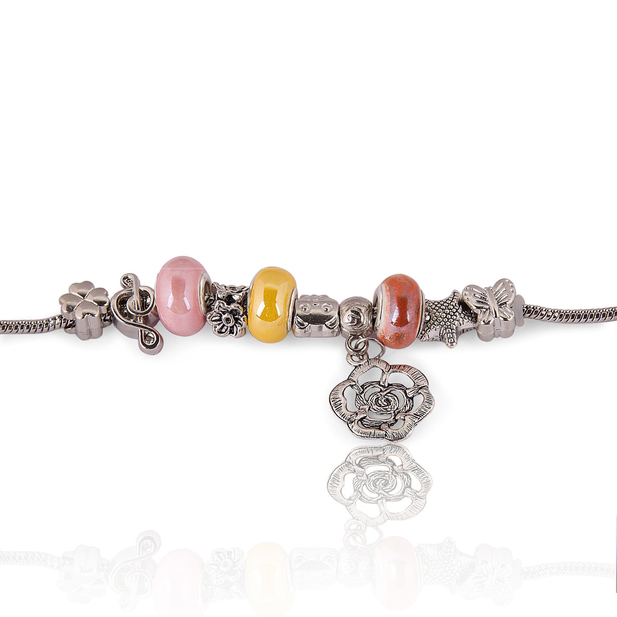 Dazzle in the Multicolor Antique Charm Bracelet for Women
