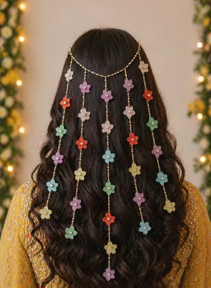 Exquisite Floral Symphony: Premium Flower Hair Accessories for Women