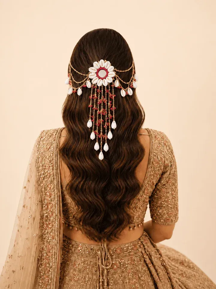 Handcrafted 'SeaVibes': Shell, Pearl and Mirror Hair Accessories for Women