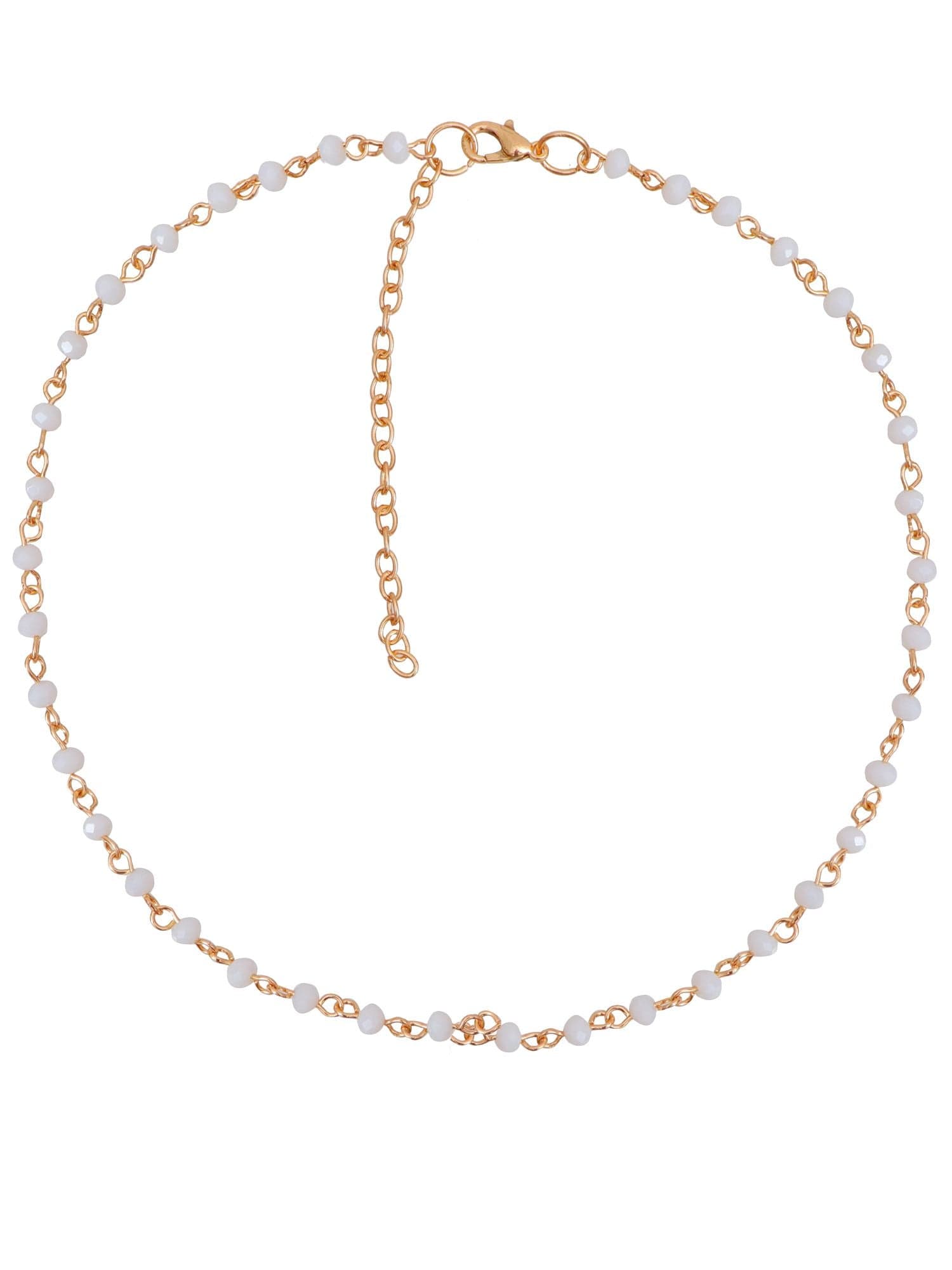 White Pearl Choker Beach Beaded Multi-Layer Necklace, Boho Fashion Jewelry for Summer Style