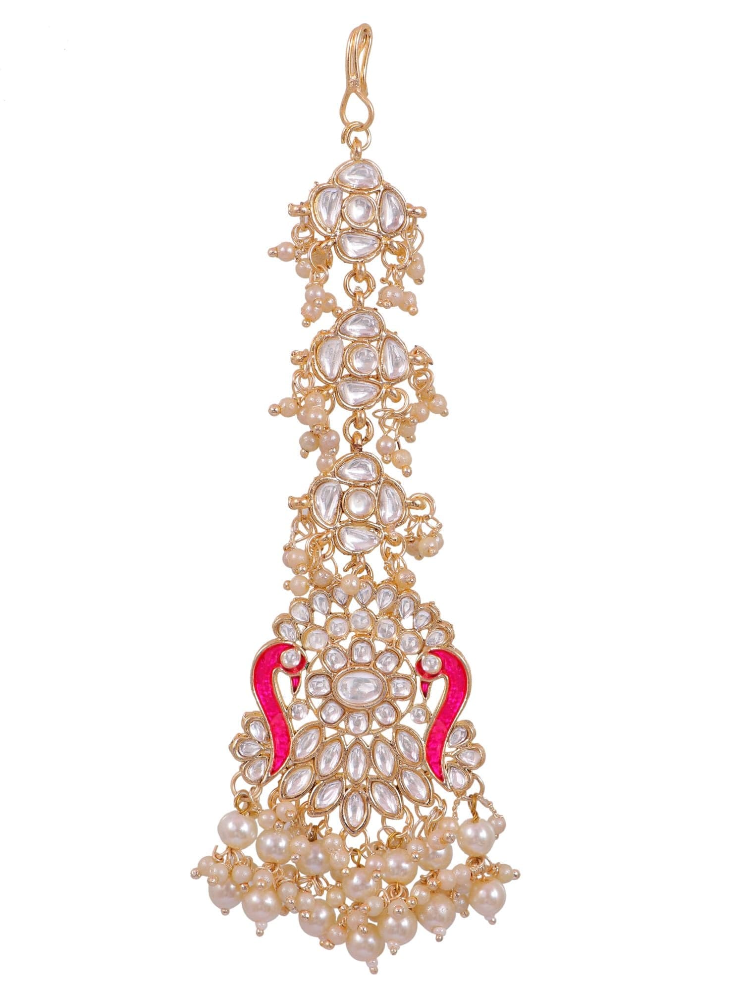 Elegant Maang Tikka - Treasured Hair Tikka Jewellery Artistry