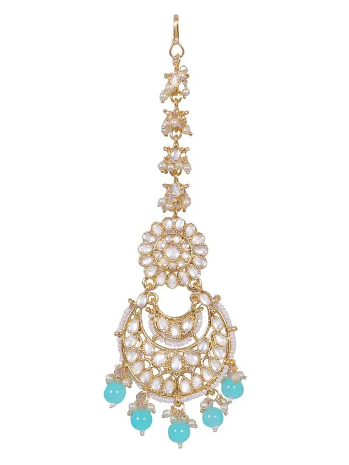Crowning Glory: Antique Maang Tikka Head and Hair Jewellery Set