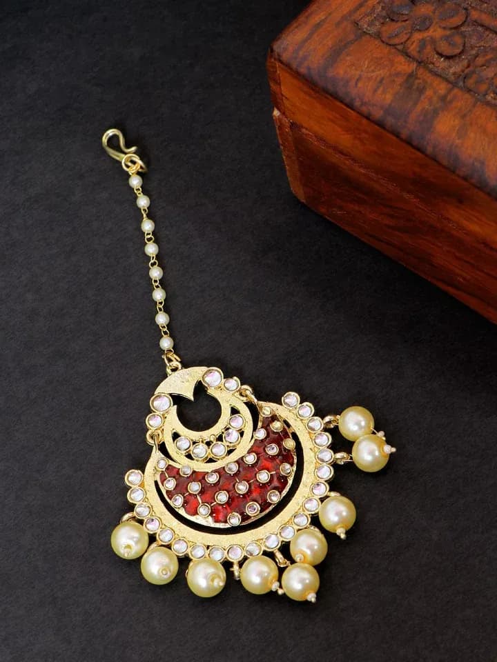 Golden Gleam - Wedding Maang Tikka with New Design Accents