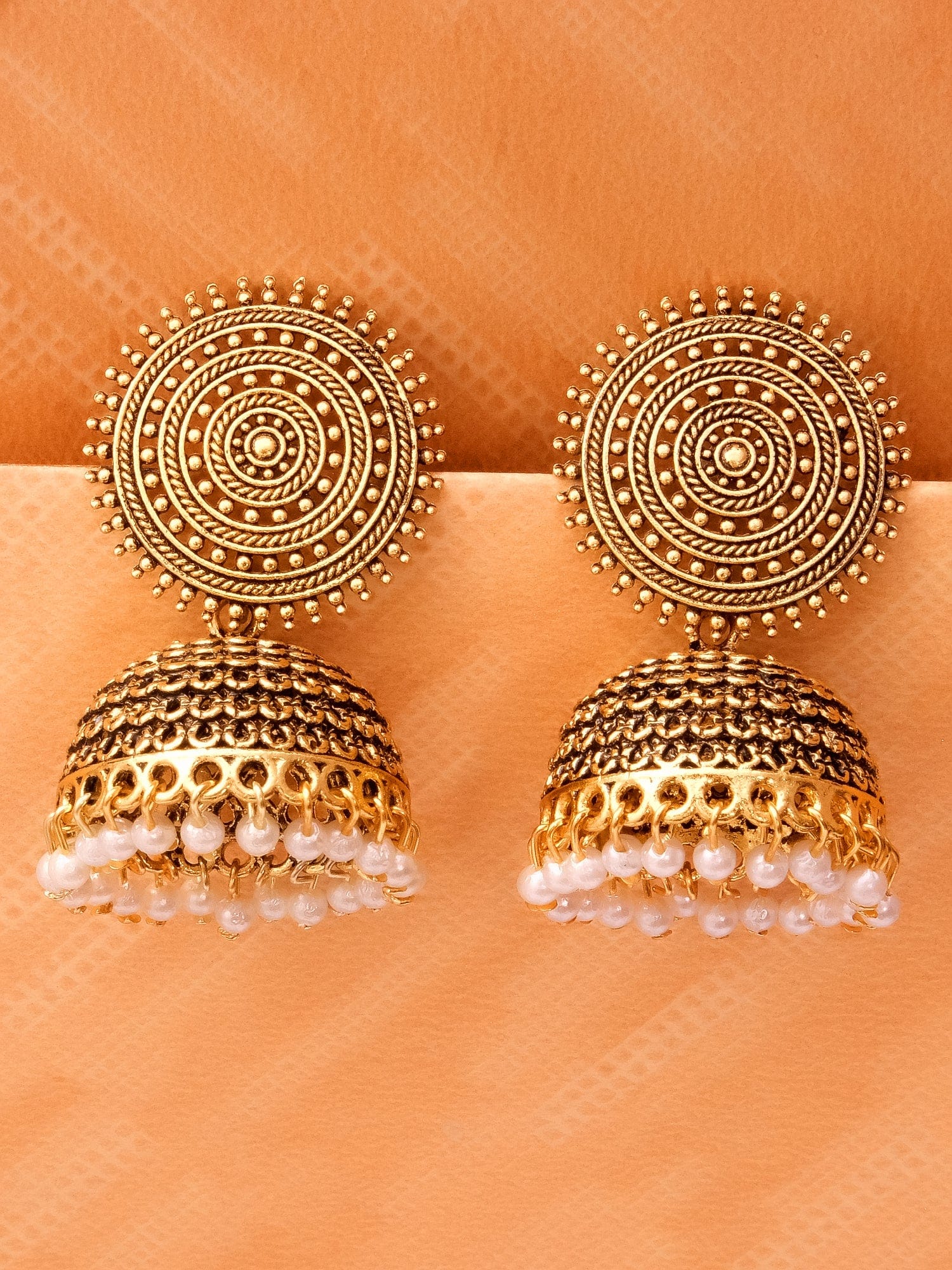 Charming Oxidised Earrings: Dazzle in Traditional Beauty for Women