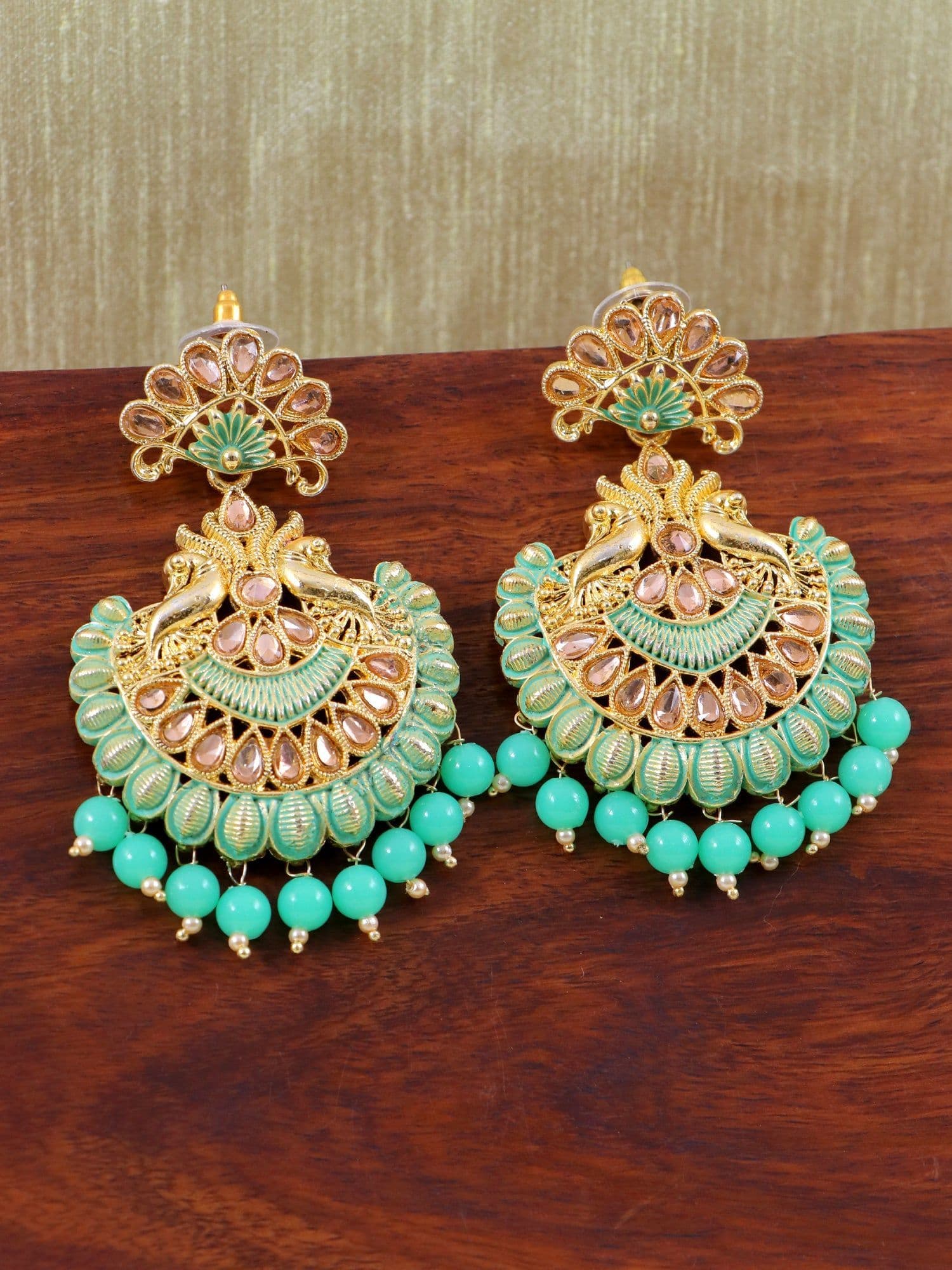 Chic Traditional Jhumki Earrings - Fashionista's Choice