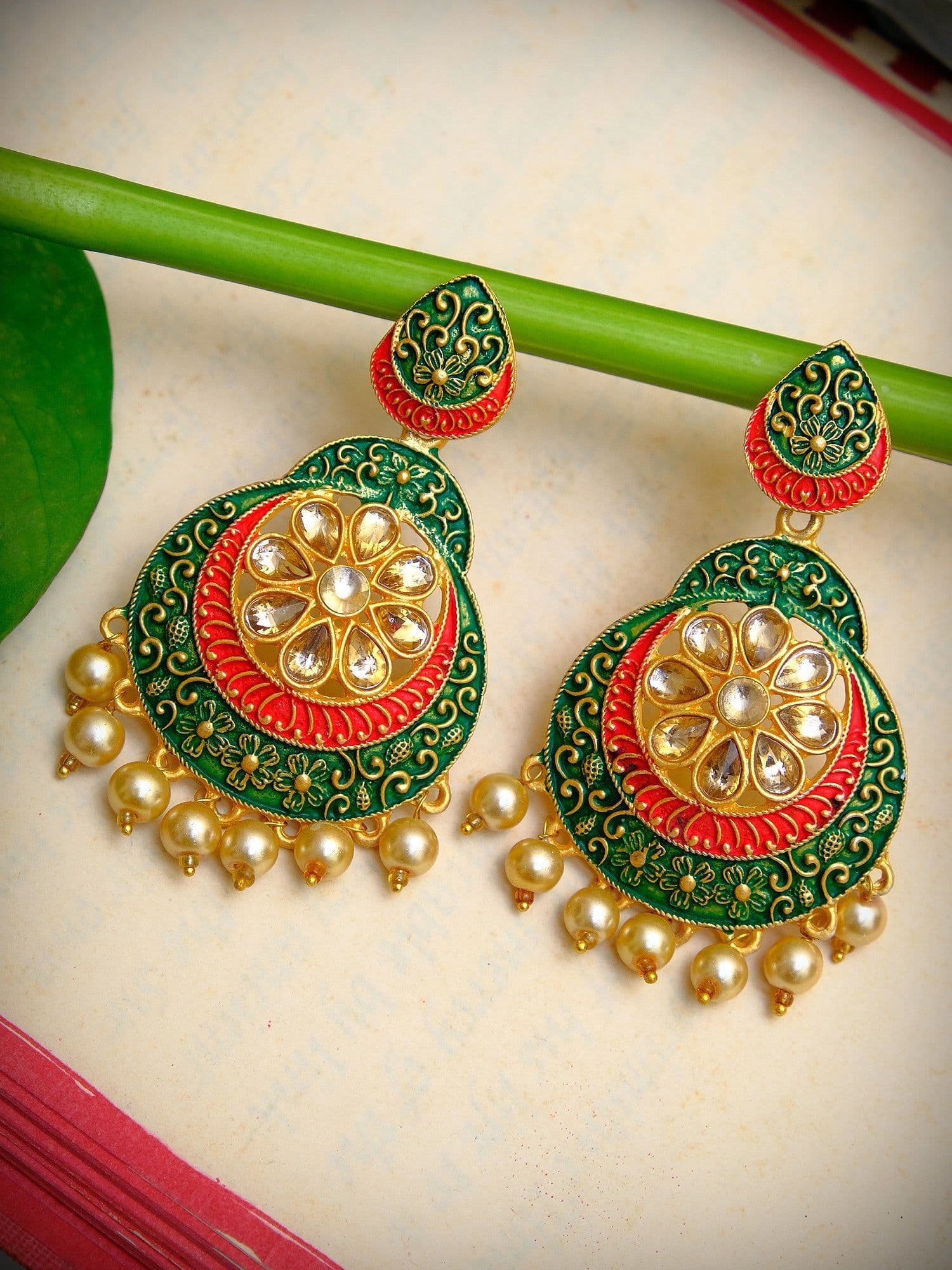 Adornea Traditional Jhumki Earrings for Fashion-forward Women