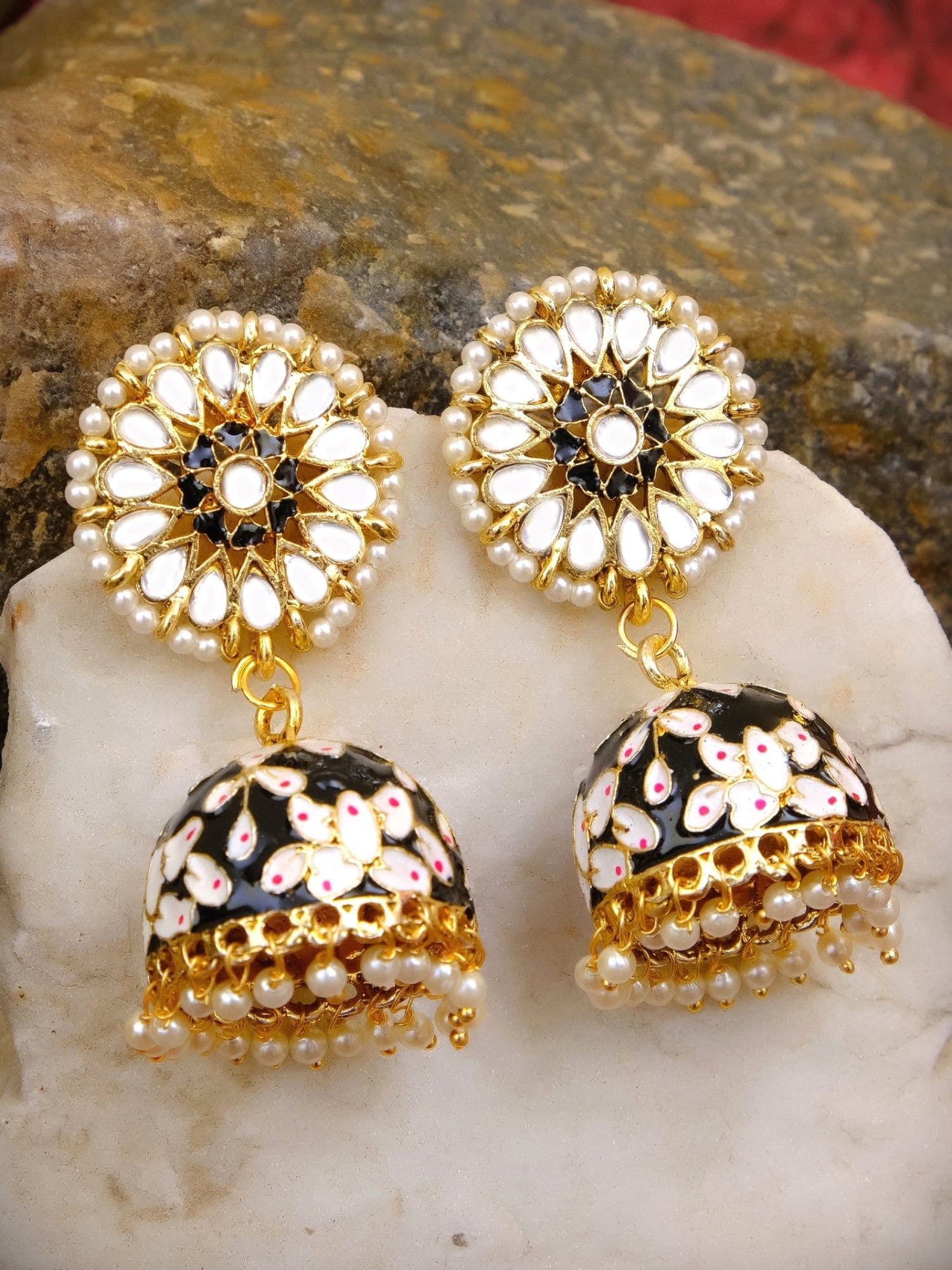 Elegant Traditional Style Jhumki Earrings for Women | Indian Ethnic Jewelry