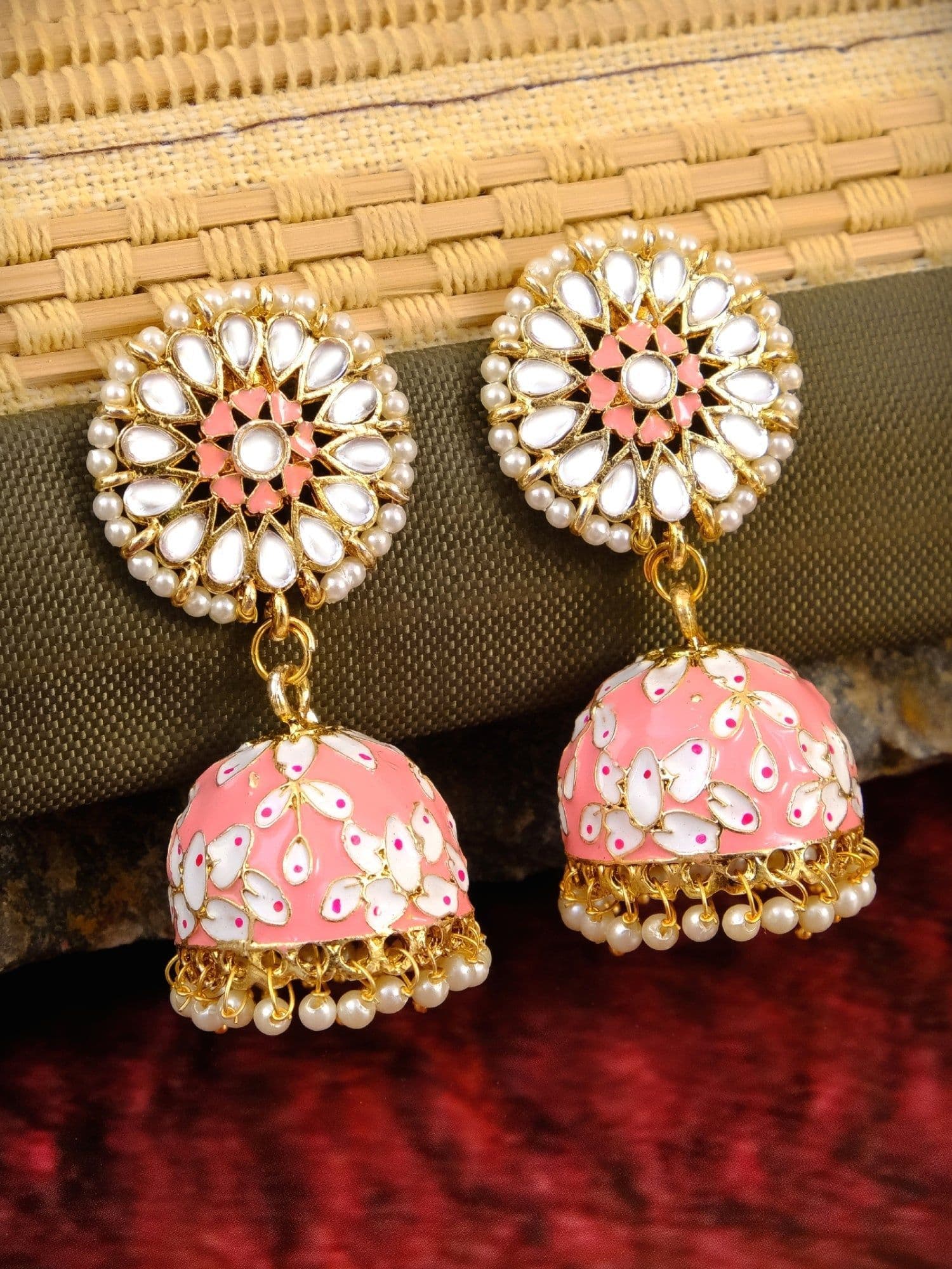 Dazzling Traditional Jhumki Earrings for Fashionable Women
