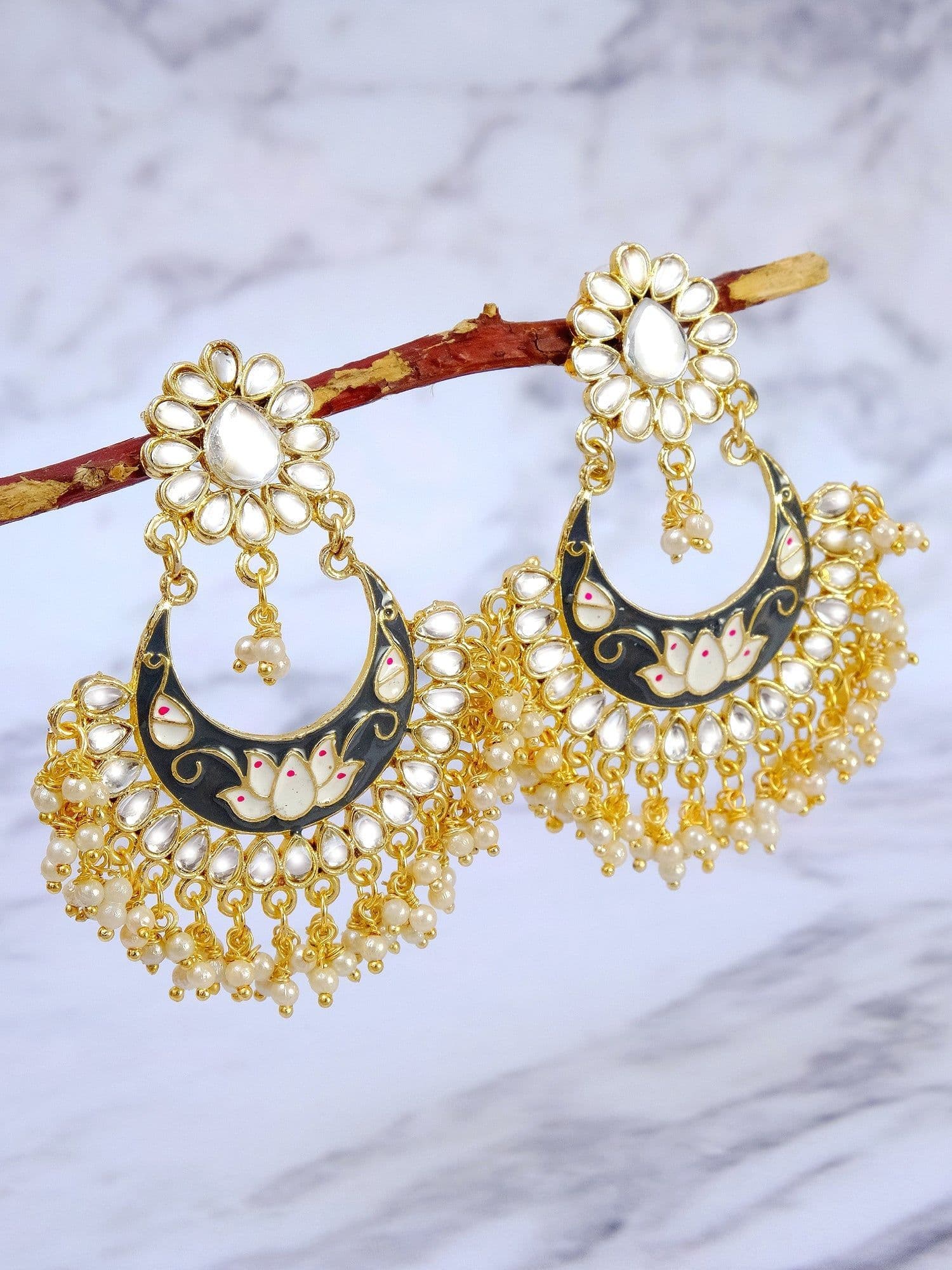 Chandbali Gold Earrings: A Classic Women & Girls' Fashion Statement
