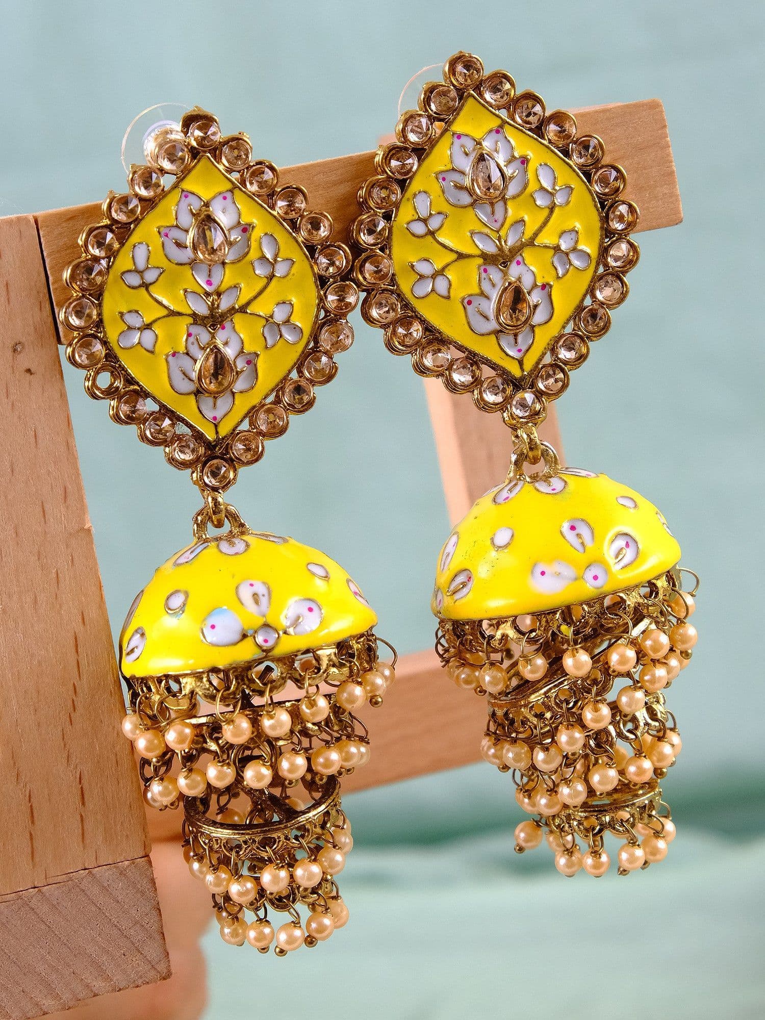Embrace Tradition with Classic Jhumki Earrings for Women - Elegant Gold Jewelry
