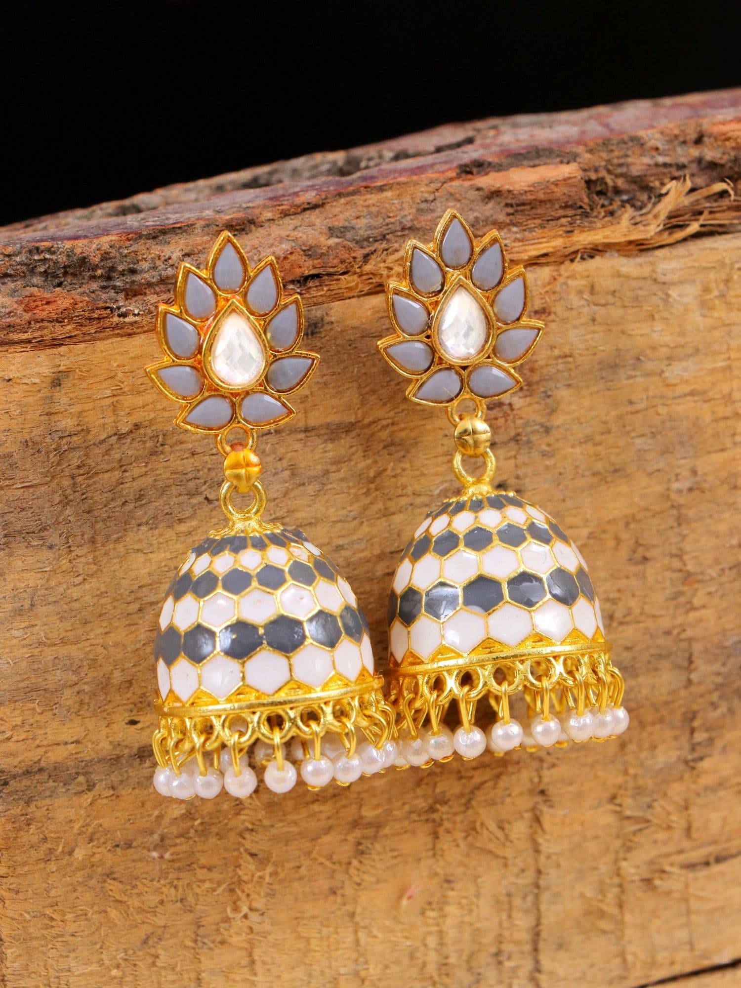 Classic Traditional Jhumki Earrings for Fashion-Forward Women