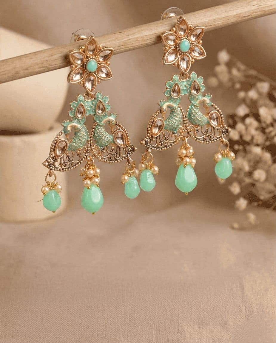 Ladies Pearl Embrace - Dangle and Drop Earrings for Fashionista