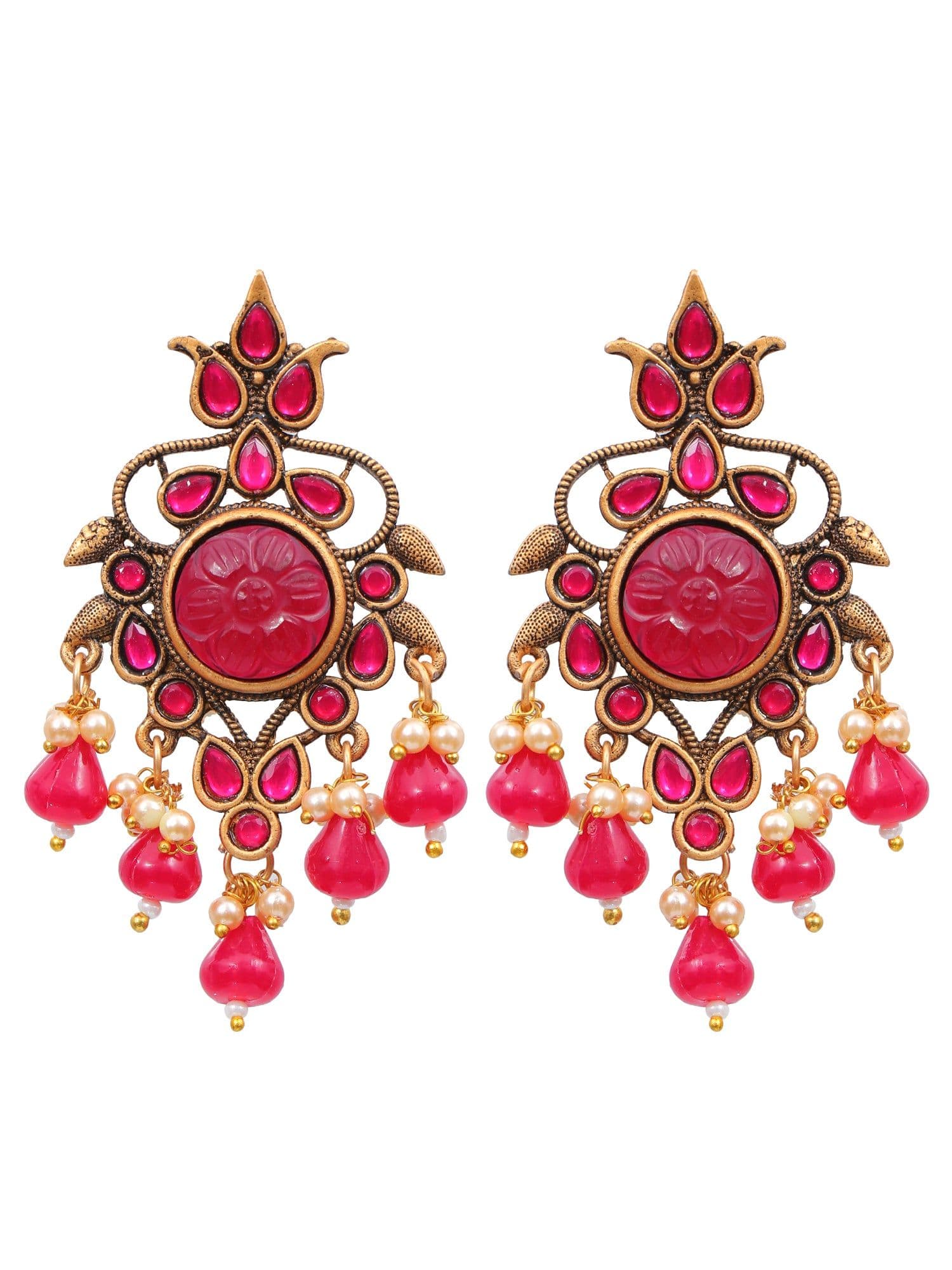 Chic Pearl Dazzle - Women's Dangler and Drop Earrings Online
