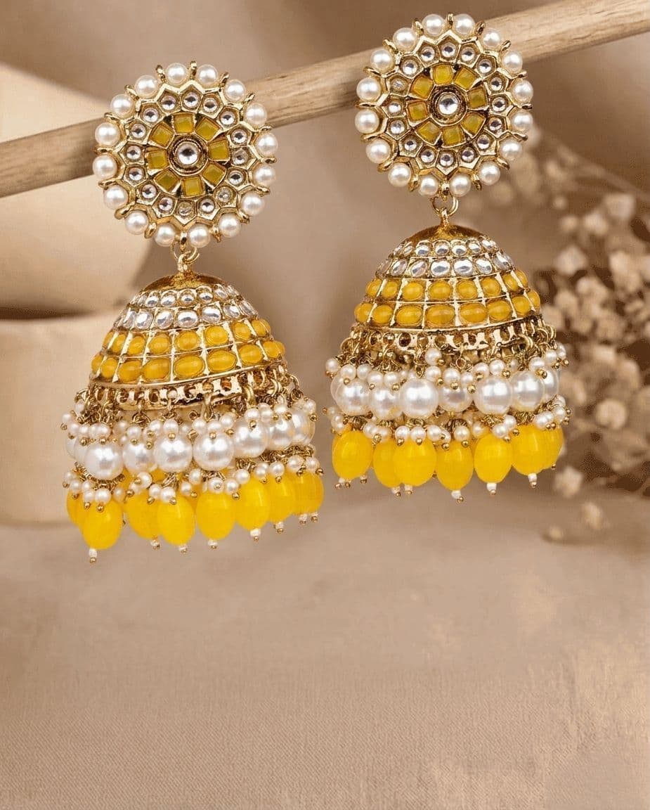 Glamour of Tradition: Jhumki Earrings Tailored to Your Taste