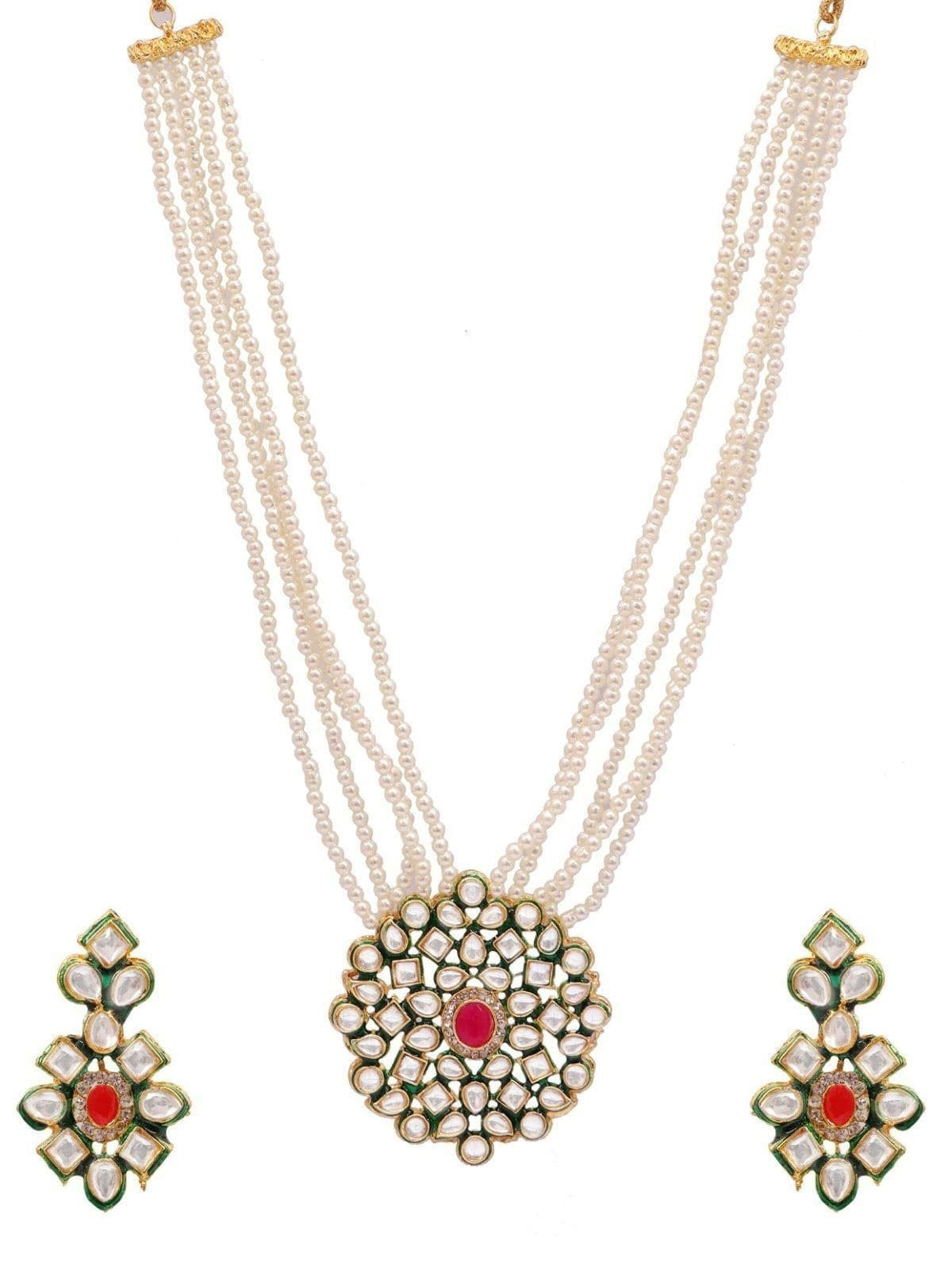 White Splendor - Beaded Kundan Jewellery for the Radiant Bride