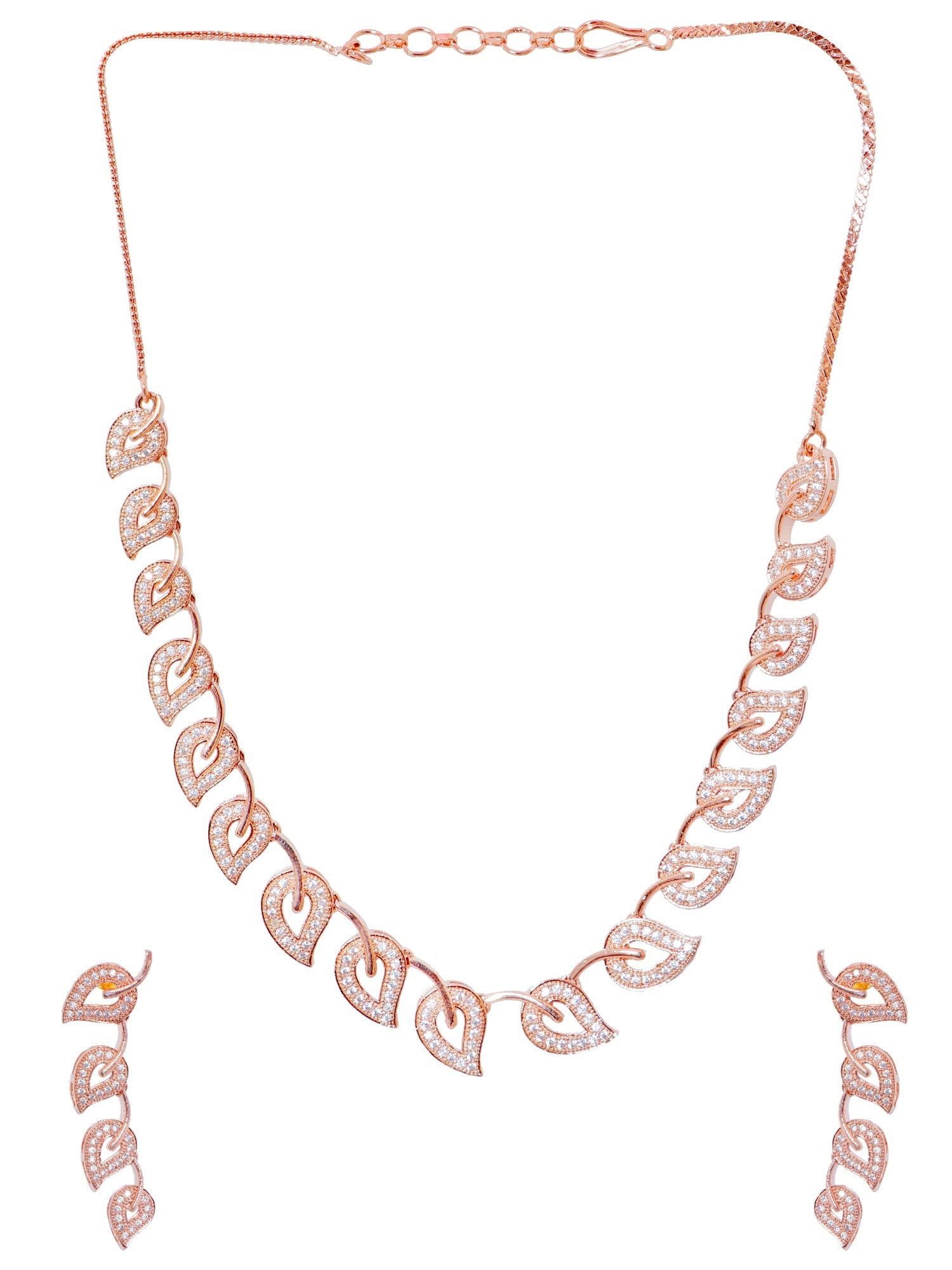 Stunning American Diamond Bridal Jewellery Set for the Chic Fashionista