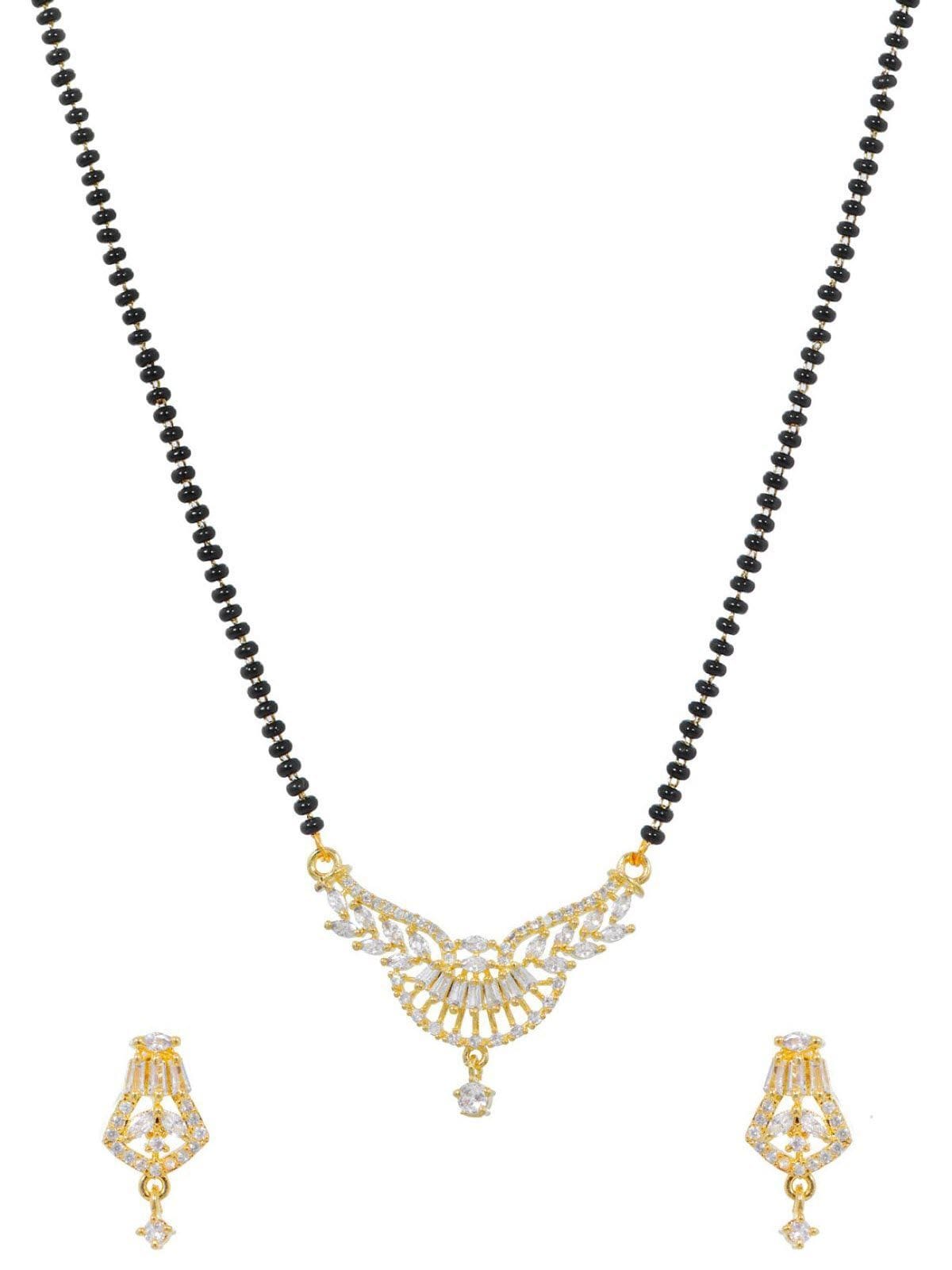 Adorned Beauty: AD Mangalsutras Jewellery for Women - Ideal Wedding Gift