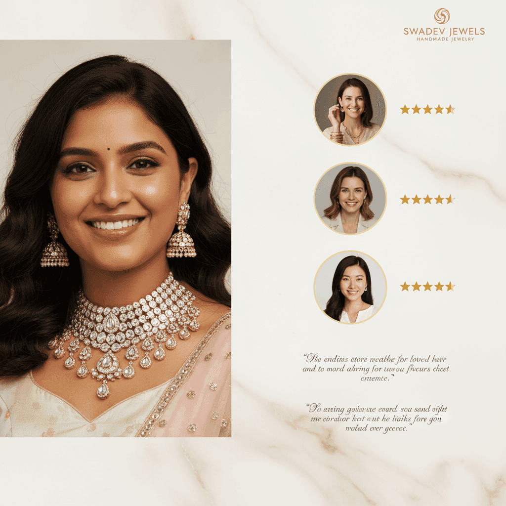 Happy Customer Review on swadevjewels