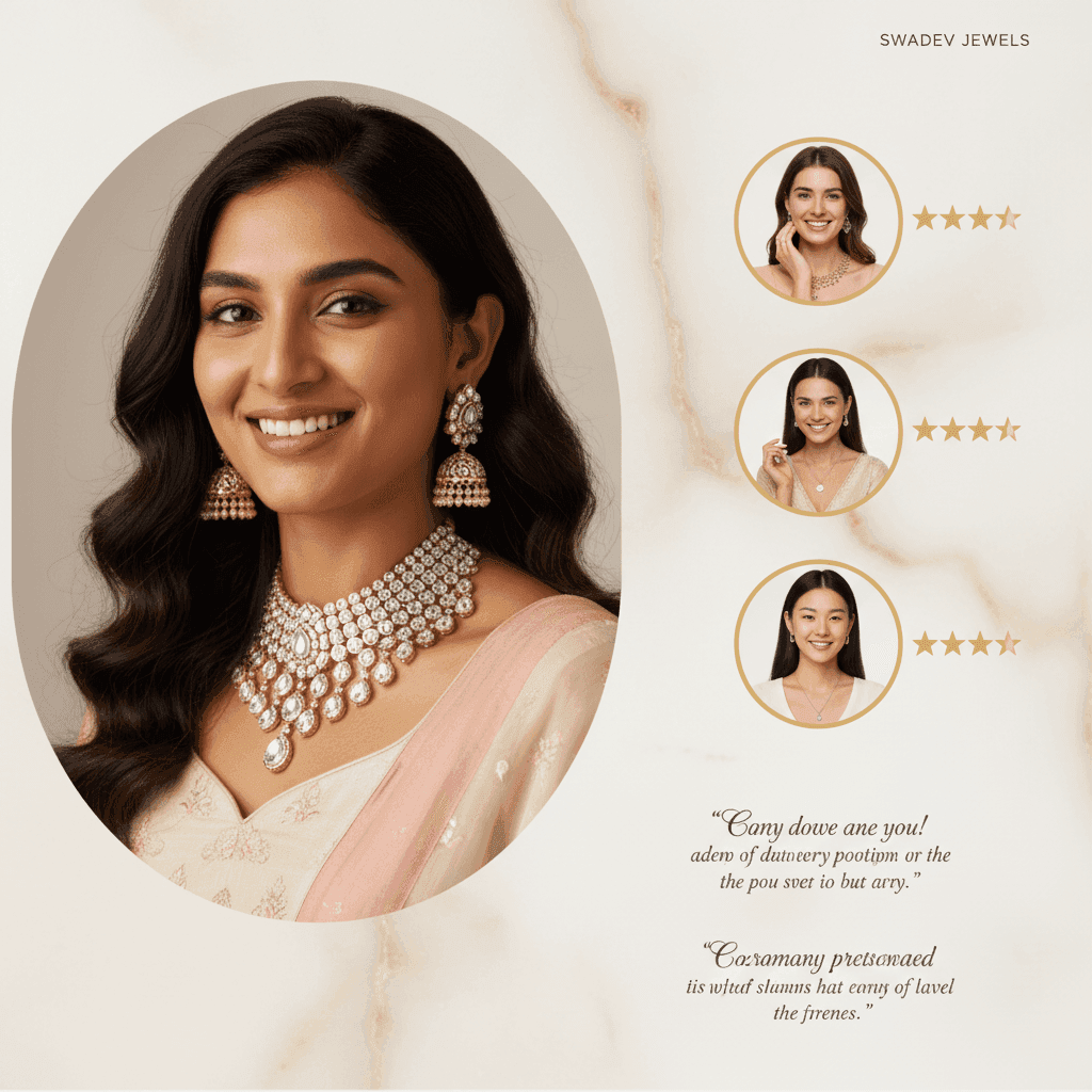Happy Customer Review on swadevjewels